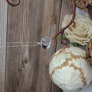 STERLING SILVER I LOVE YOU TO THE MOON AND BACK PENDANT